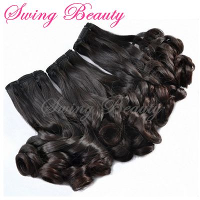 100% Virgin Remy Human Hair Weaving Bundle Extensions Curly Hairs