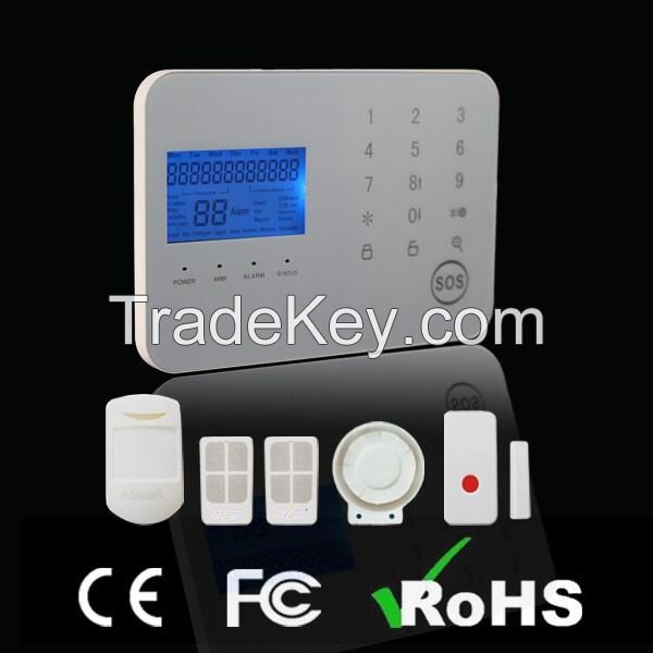 NEW Touch keypad GSM PSTN DUAL Network Safe House Alarm System, Anti Theft Alarm