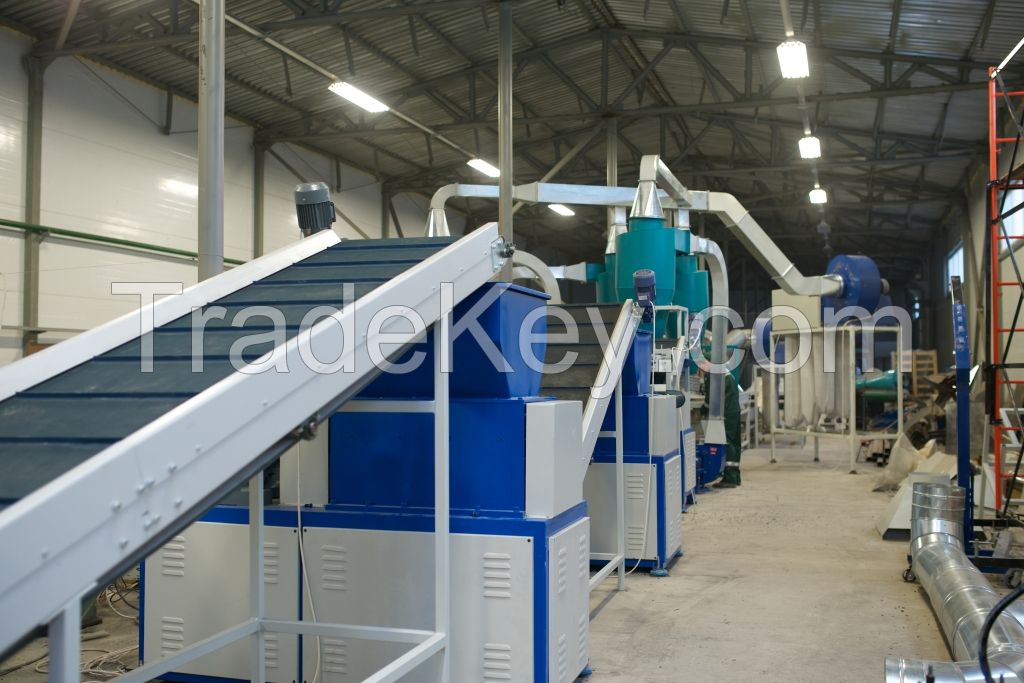 Tire recycling production line 700