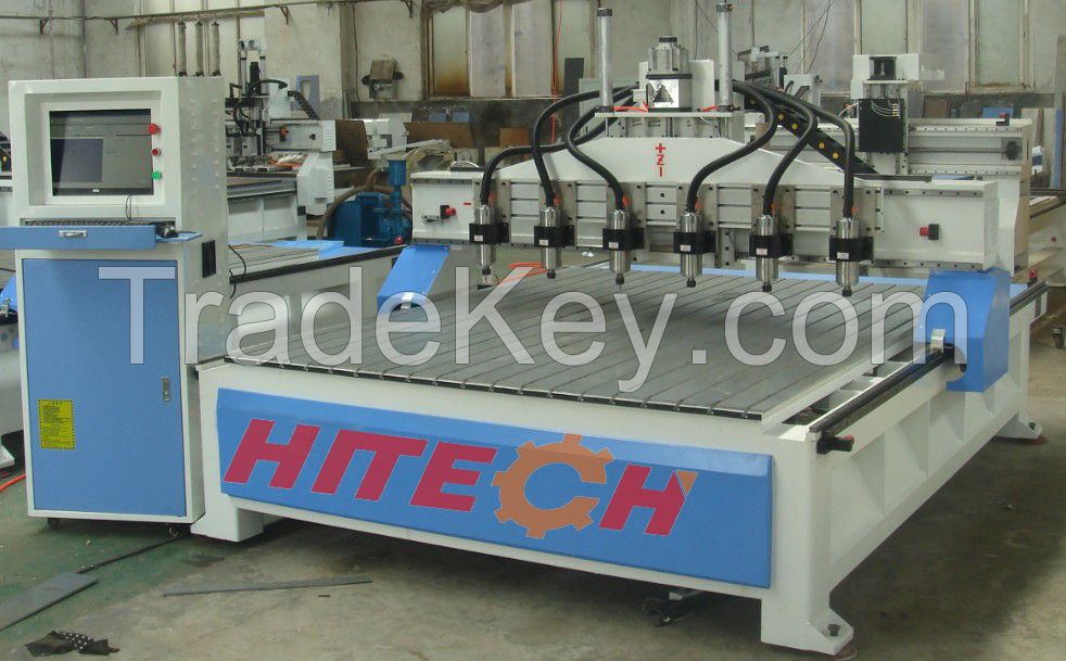 India 6 Heads 3 Axis CNC Router, Egypt Multi Heads Wood Engraving CNC Machine, Dubai Advanced Woodworking CNC Router