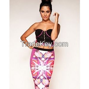 Two Pieces Hot Sale Supplier Slim Sexy Bandege Dresses Prom Dresses