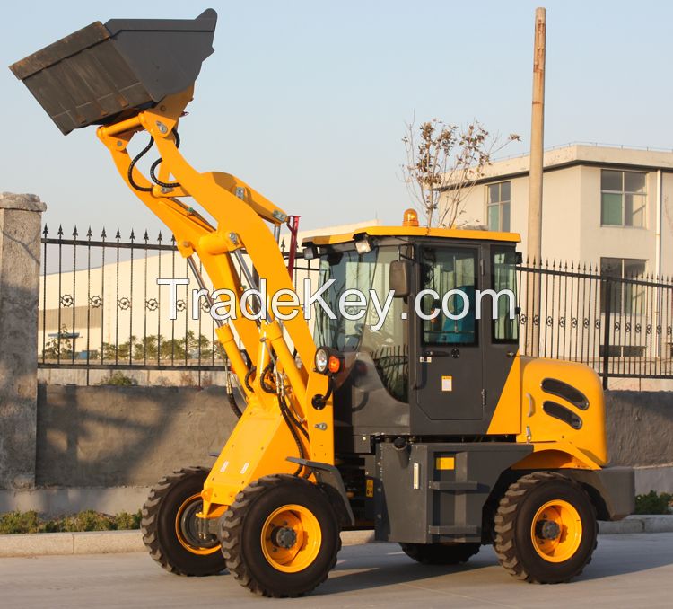 ZL12 hot sale mini wheel loader in front end loader for sale