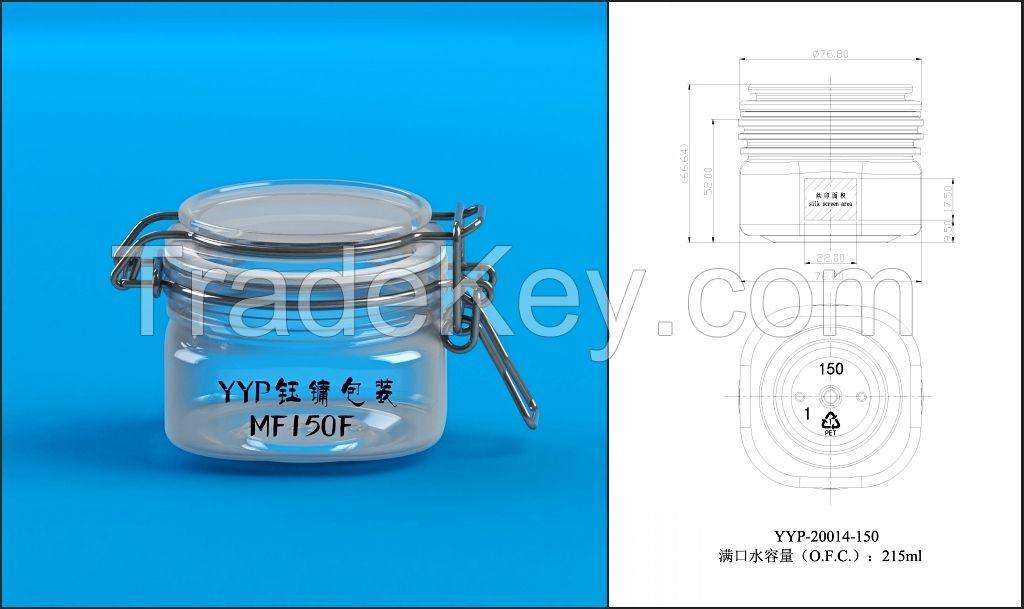 Clip Top Sealed Air Tight Jars