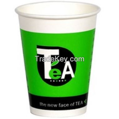 all size top selling single wall disposable paper cup red pink Copycat custom logo printed paper coffee cups