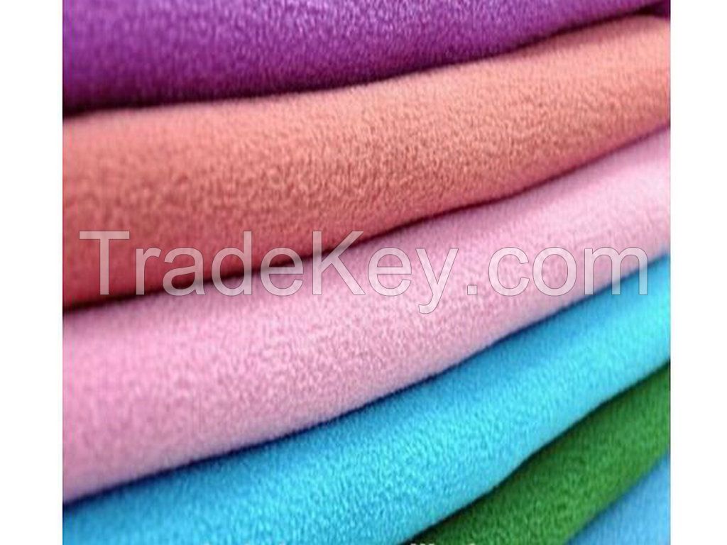neon green micro polar Fleece fluorescent fabric with antipilling
