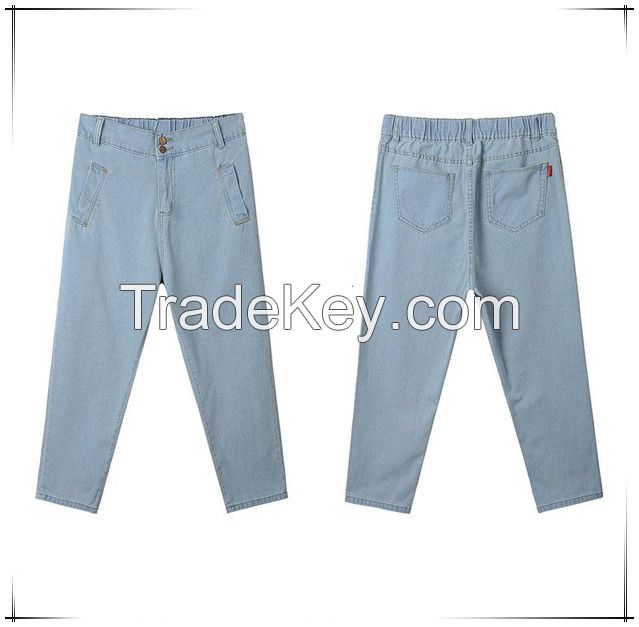 jeans plus size Women Denim Trousers