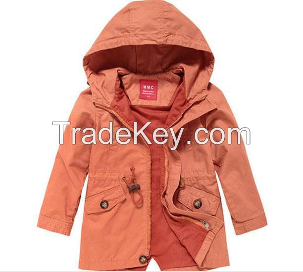 new children's clothing england style large cotton boys coat