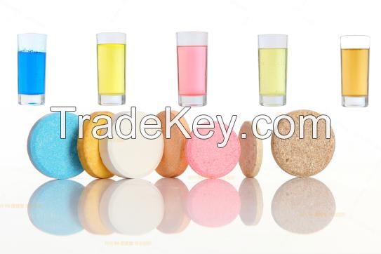 custom flavor vitamin c effervescent tablet