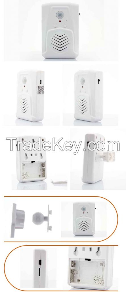record PIR motion sensor activated player for shop