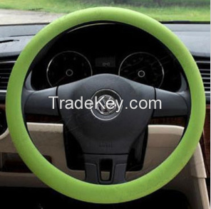 Custom Cheap Colorful Silicone Car Steering Wheel Cover