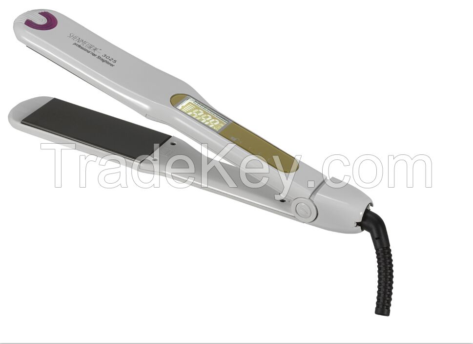 Touch screen hair straightener