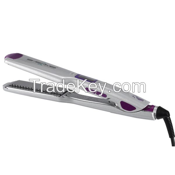 Talking straightening iron