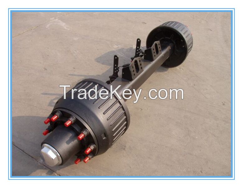 12t 14t 16t German Type BPW Semi Trailer Axle With Square or Round Axle Beam Spare Parts