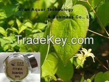 GMP Manufacturer Supply Pure Nature Epimedium Sagittatum 40% icariin by HPLC