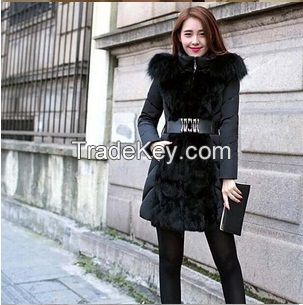 Hot Sale 2015 Winter Coat Women Fashionable Luxury Slim Jackets And Co