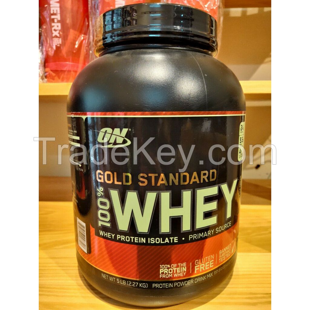 OPTIMUM NUTRITION GOLD STANDARD 100% WHEY PROTEIN. French Vanilla Creme ( 5LB )