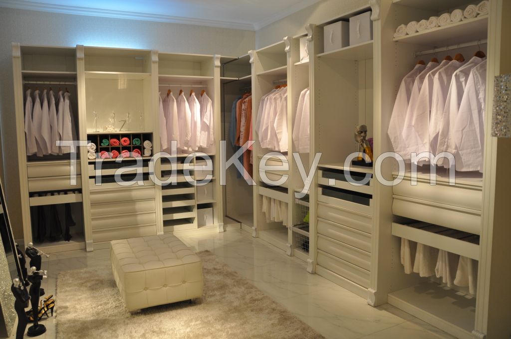 American Popular Style White Color Armoire modern cheap furniture design