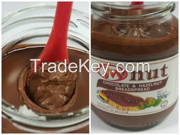 JW Nut Jam / JW Nut Chocolate Spread.