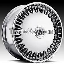 Dub Spin Billionaire Wheel Set Chrome Spinner