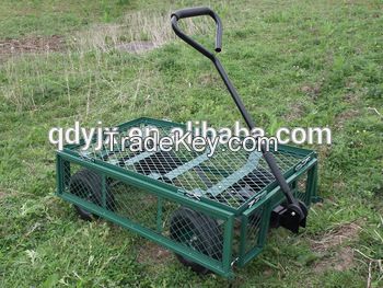 heavy duty garden cart mesh side panels with 4 wheels TC1851