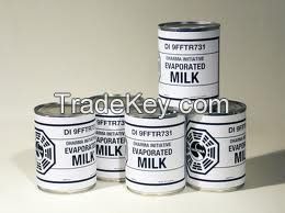 Evaporated Milk in Tins