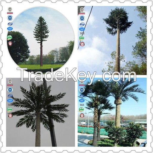 Steel telecom mobile antenna cdma artificial tree tower