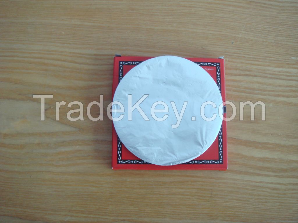 round aluminum foil sheets for hookah