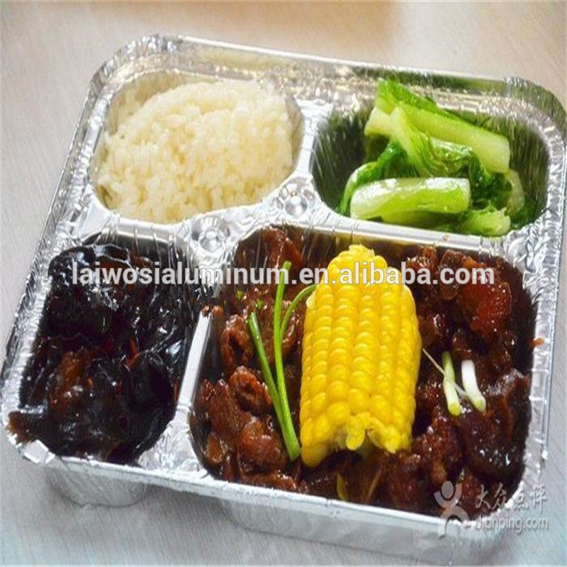 Hot sale disposable food packaging aluminum foil container/tray/bowl