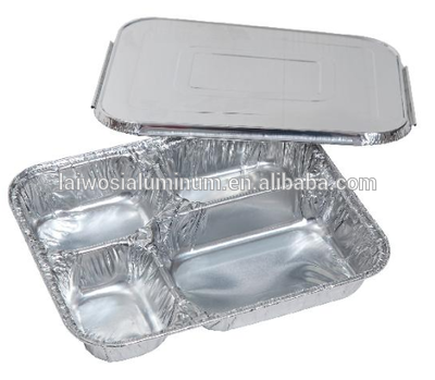 Hot sale disposable food packaging aluminum foil container/tray/bowl