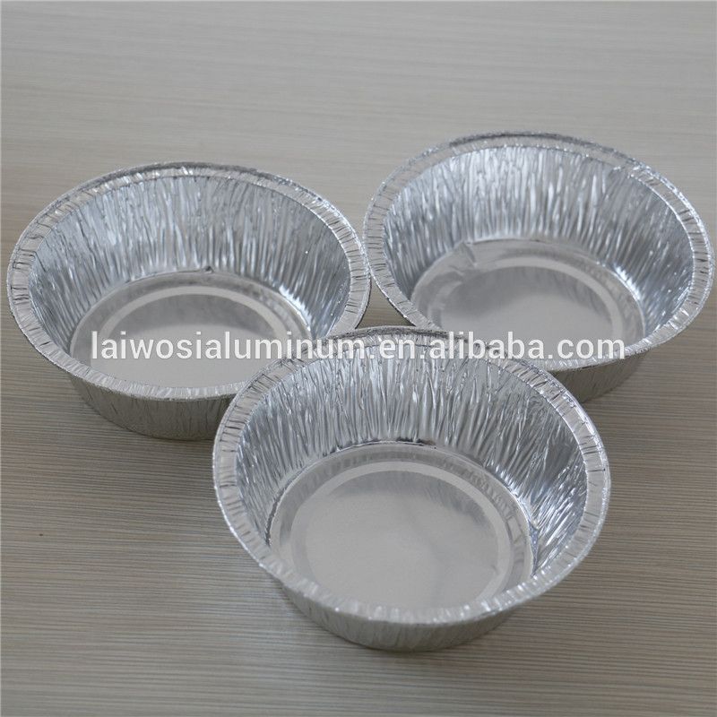 Disposable aluminium foil container for cake baking small baking cup