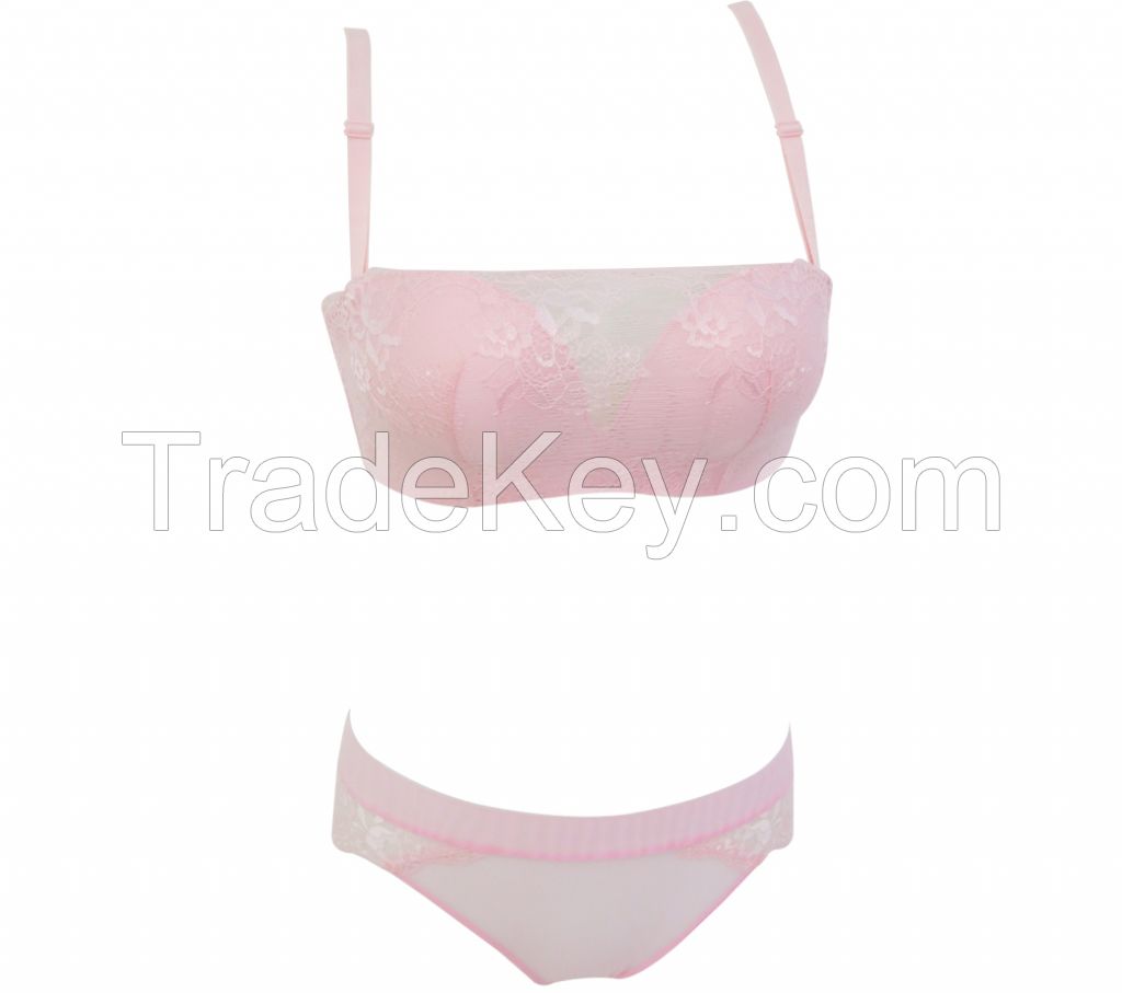 Elegant All Lace Prevent Wardrobe Malfunction Bra and Panty Set (EPB264)