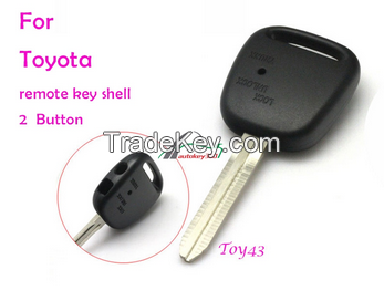  Remote key shell side 2 buttons TOY43 for Toyota