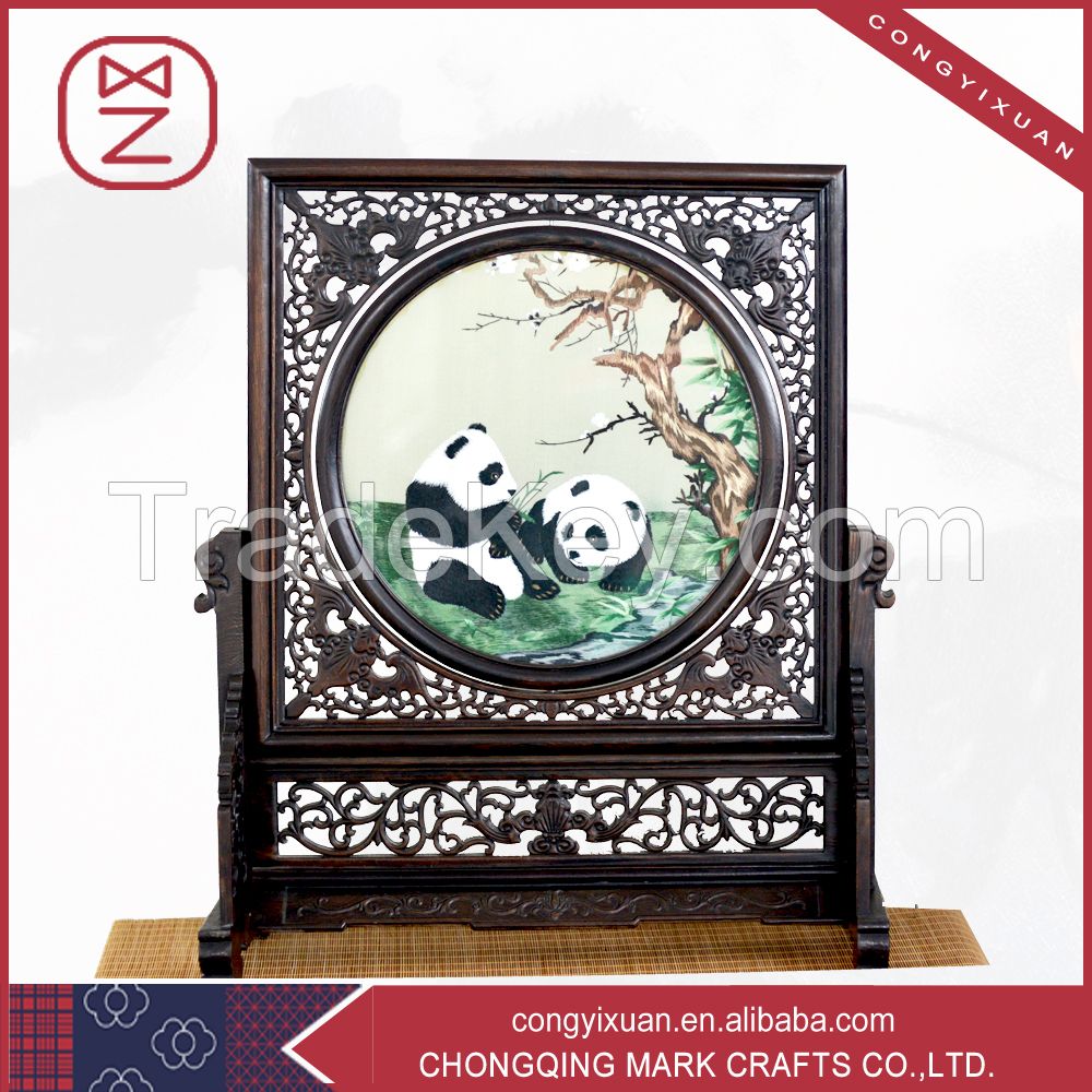 Classical Wood Carving Craft Art Homeware Decoration