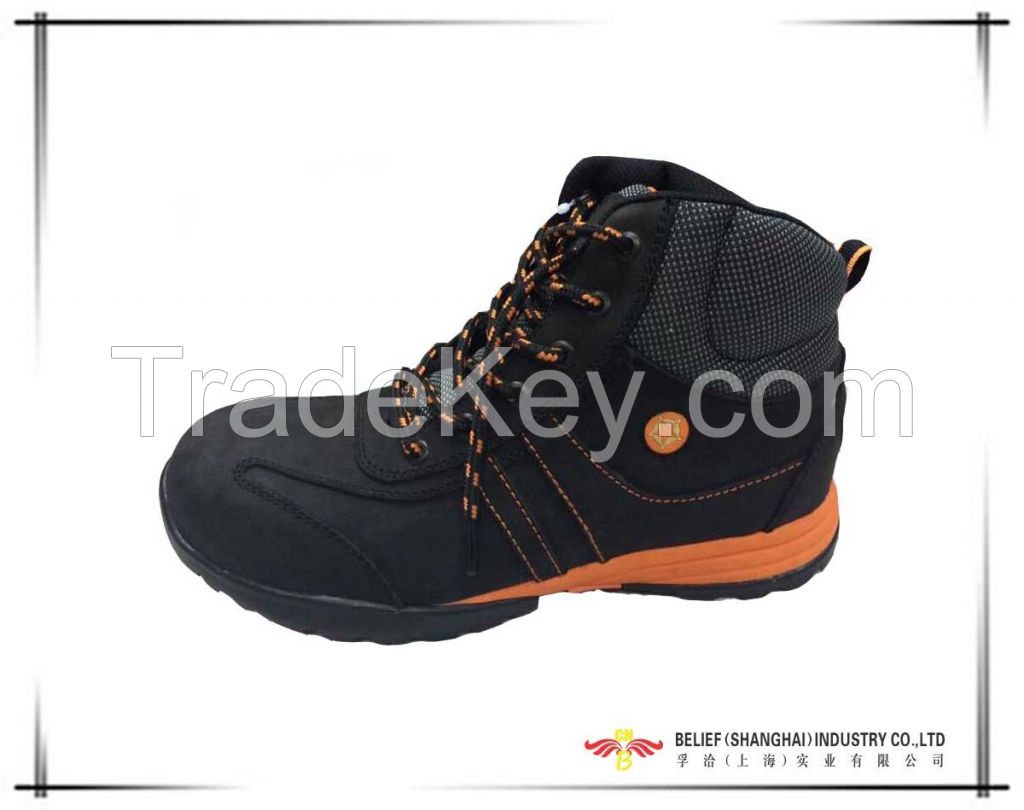 Good Quality Nubuck Leather Safety Work Shoes