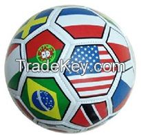 Soccer Ball/Promotion Ball, Flag Printing, PVC Cover, 32 Panel