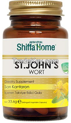 St. John's Wort Herb Extract Capsule / Anti Stress Health Food Supplement GMP Approved Herbal Medicine Anti Depressant