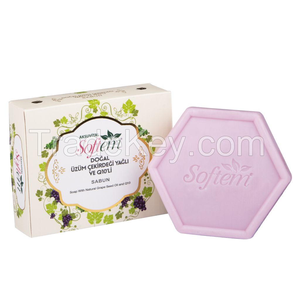 Natural Soap with Grape Seed Oil and Coenzyme Q10