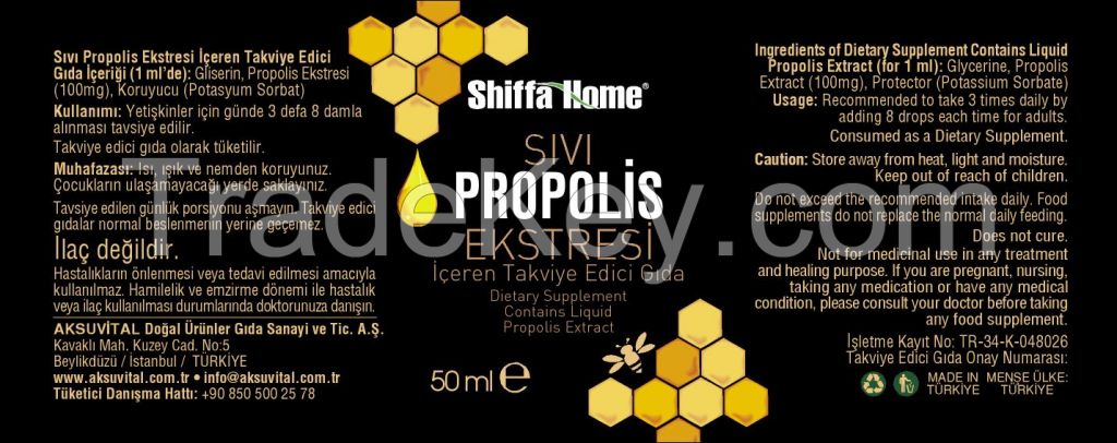 Natural Liquid Propolis 50 ml Propolis Extract Oral Liquid