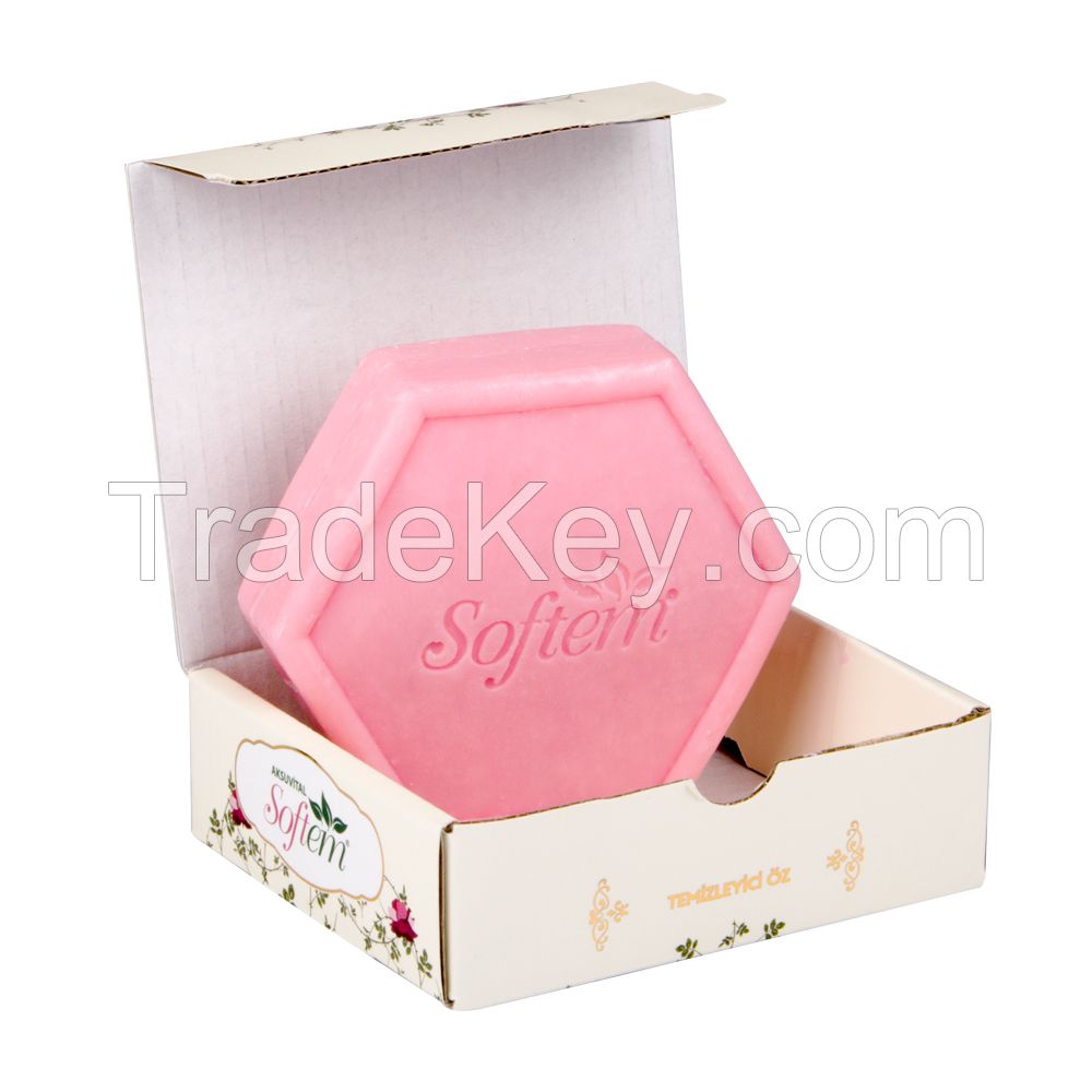 Rose Oil Face Beauty Soap / Herbal Skin Care Soaps Toilet Soap Brands