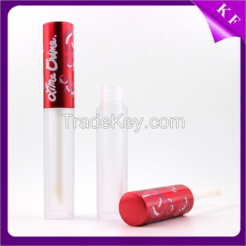 Make Your Own Empty cosmetic Aluminum lime crime lip gloss Tube