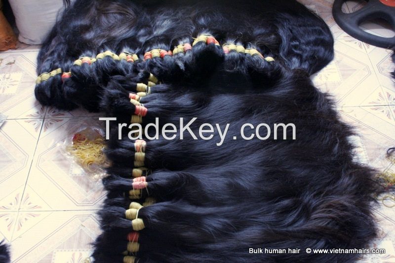 High quality Vietnamese remy single drawn, double drawn hair best selling
