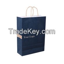 china low price paper shopping bag with logo  printing services 