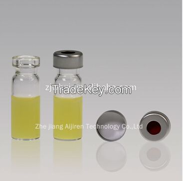 V1117 1.5mL wide opening crimp-top vial clear