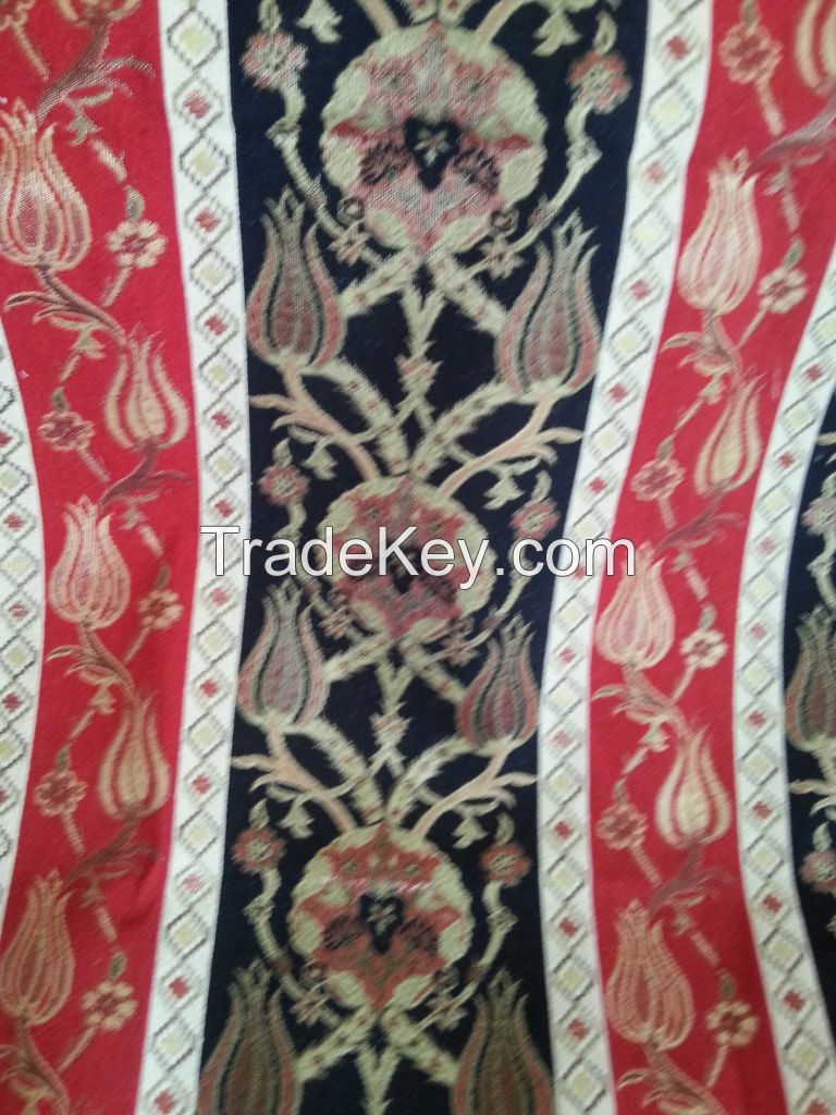 ANATOLIAN  KILIM DESIGN OTTOMAN STYLE  FABRICS-TULIPS