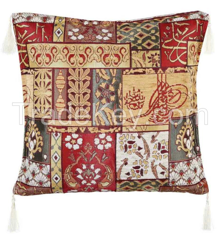 ANATOLIAN KILIM DESIGNED CHENILLE CUSHIONS