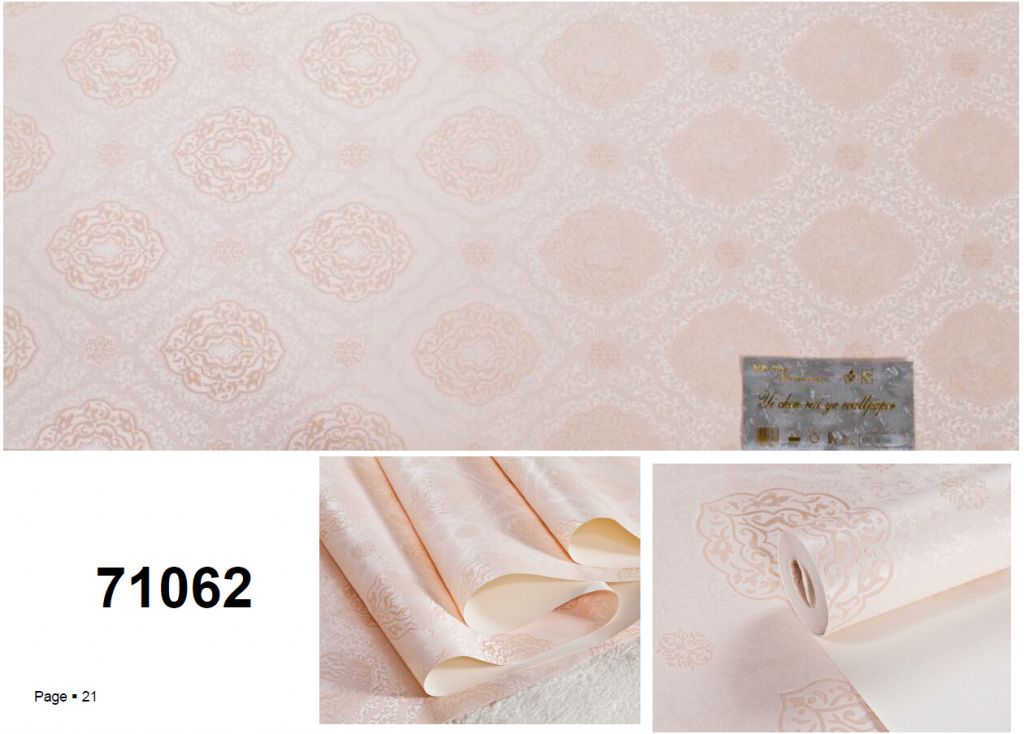 Floral Partten PVC Washable Wallpaper