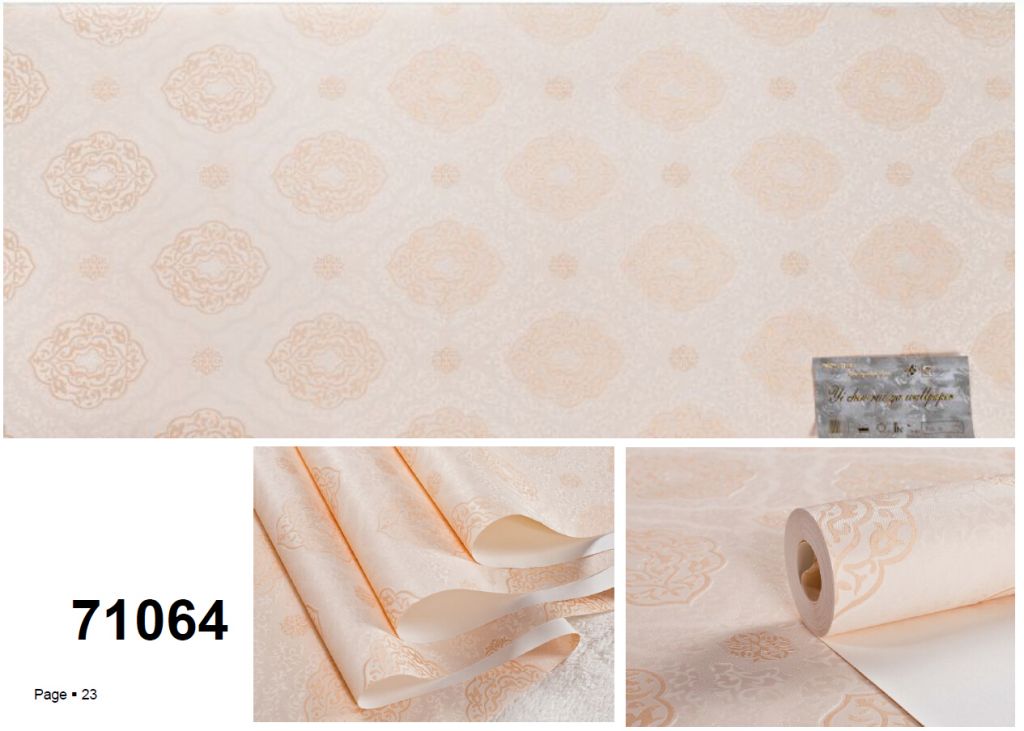 Floral Partten PVC Washable Wallpaper