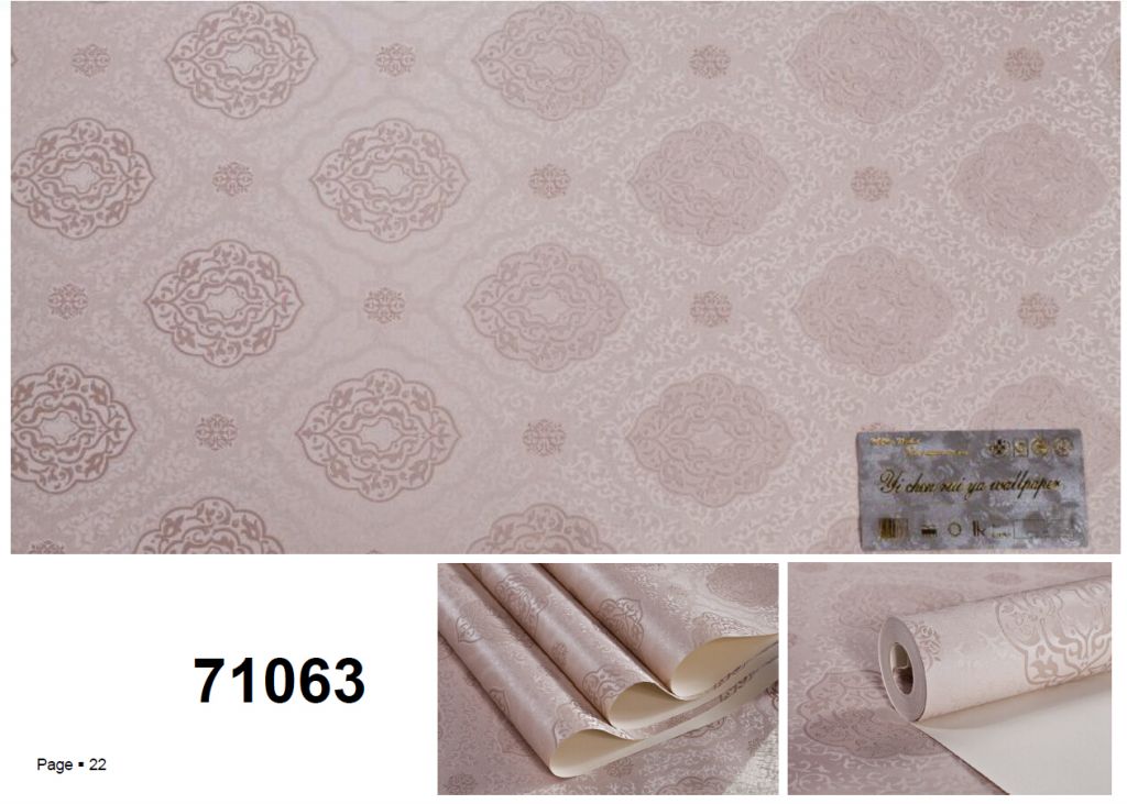 Floral Partten PVC Washable Wallpaper