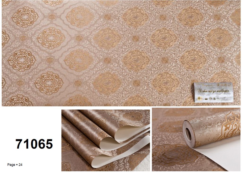 Floral Partten PVC Washable Wallpaper