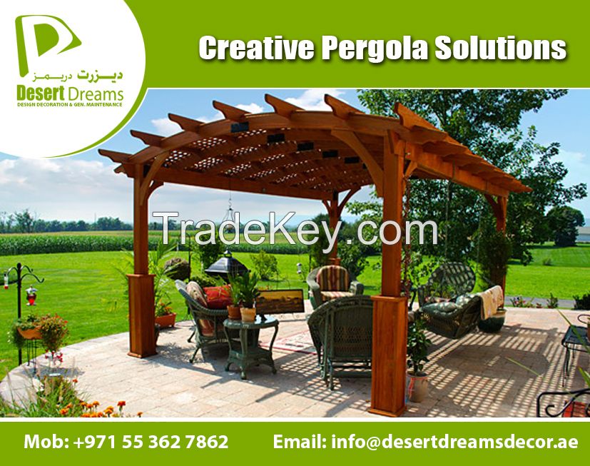 Manufacturing Wooden Gazebo and Pergola in UAE.